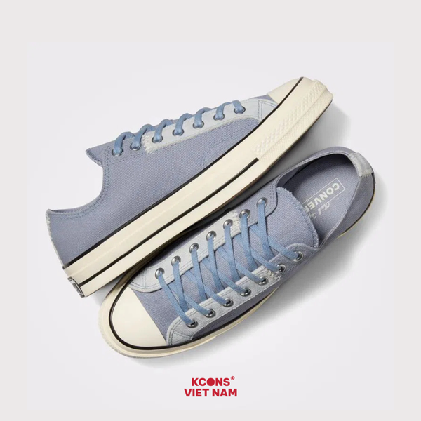 🔥Deal Cuối, Chốt Nhanh! Giày Converse Chuck 70 Mix Material Shoes 'Thunder Daze' A06539C Low Top