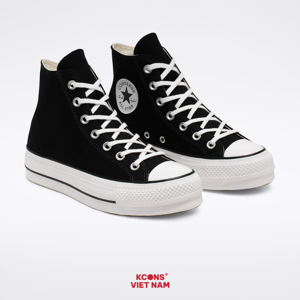 🔥Deal Cuối, Chốt Nhanh! Giày Converse Chuck Taylor All Star Canvas Platform Black High Top 560845C