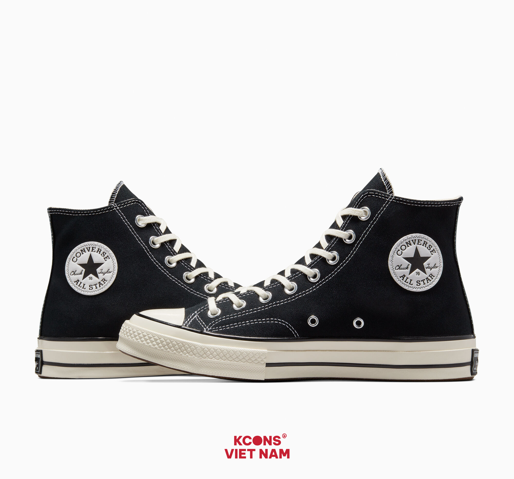  Giày Converse Chuck Taylor 1970 Black High Top 162050C 