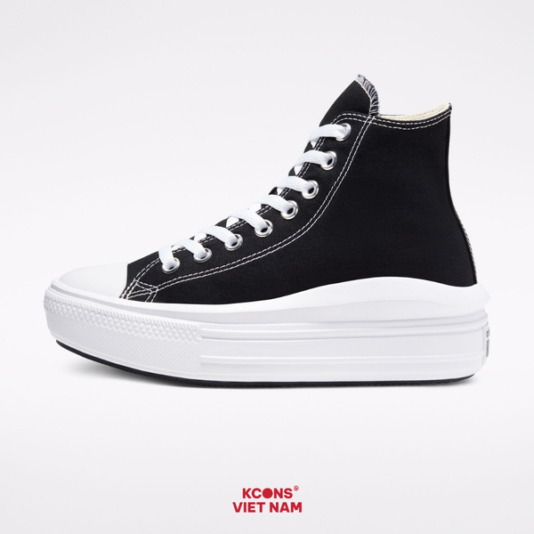 Deal Cuối, Chốt Nhanh! Giày Converse Chuck Taylor All Star Move Black High Top | 568497C