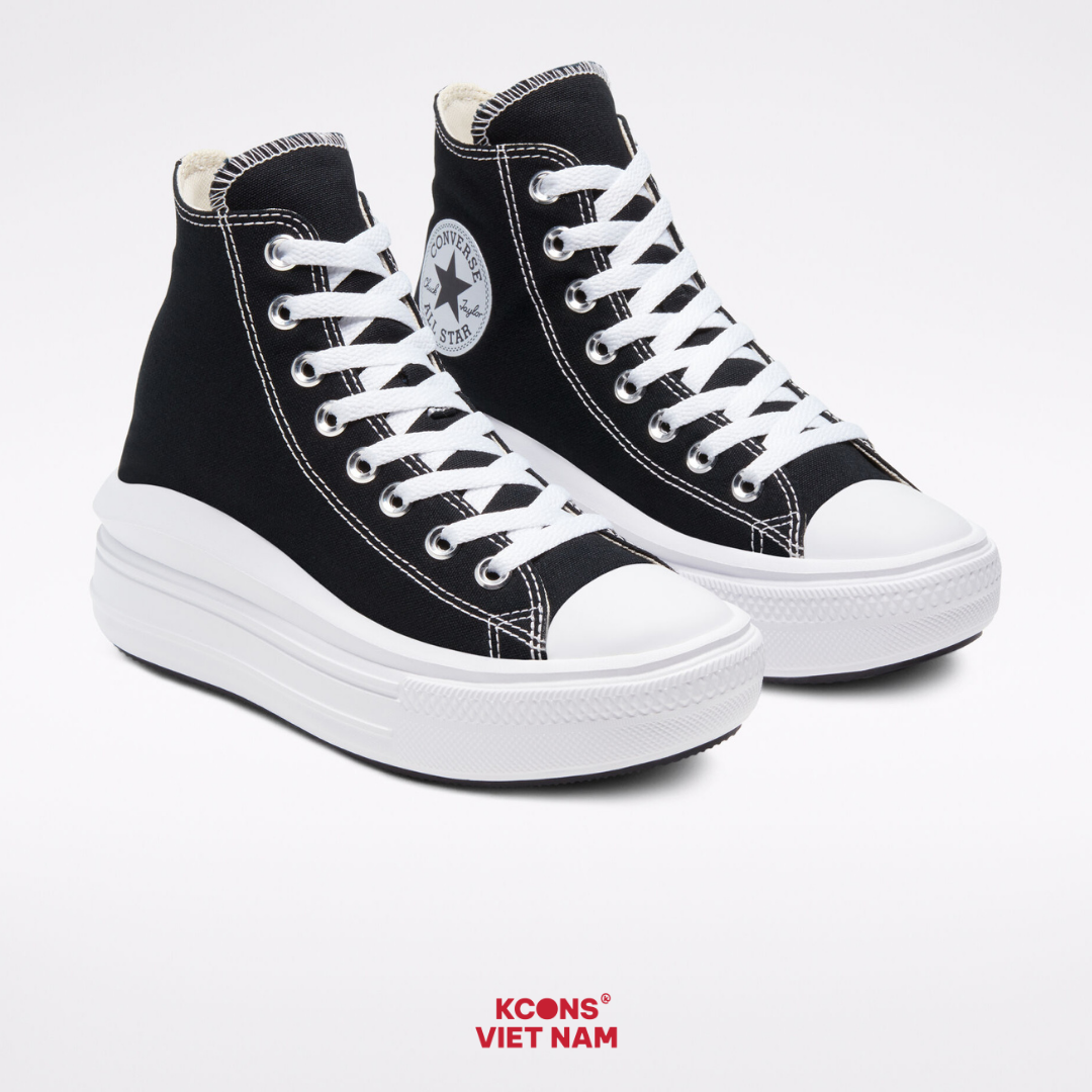 Giày Converse Chuck Taylor All Star Move Black High | 568497C –   Official Site