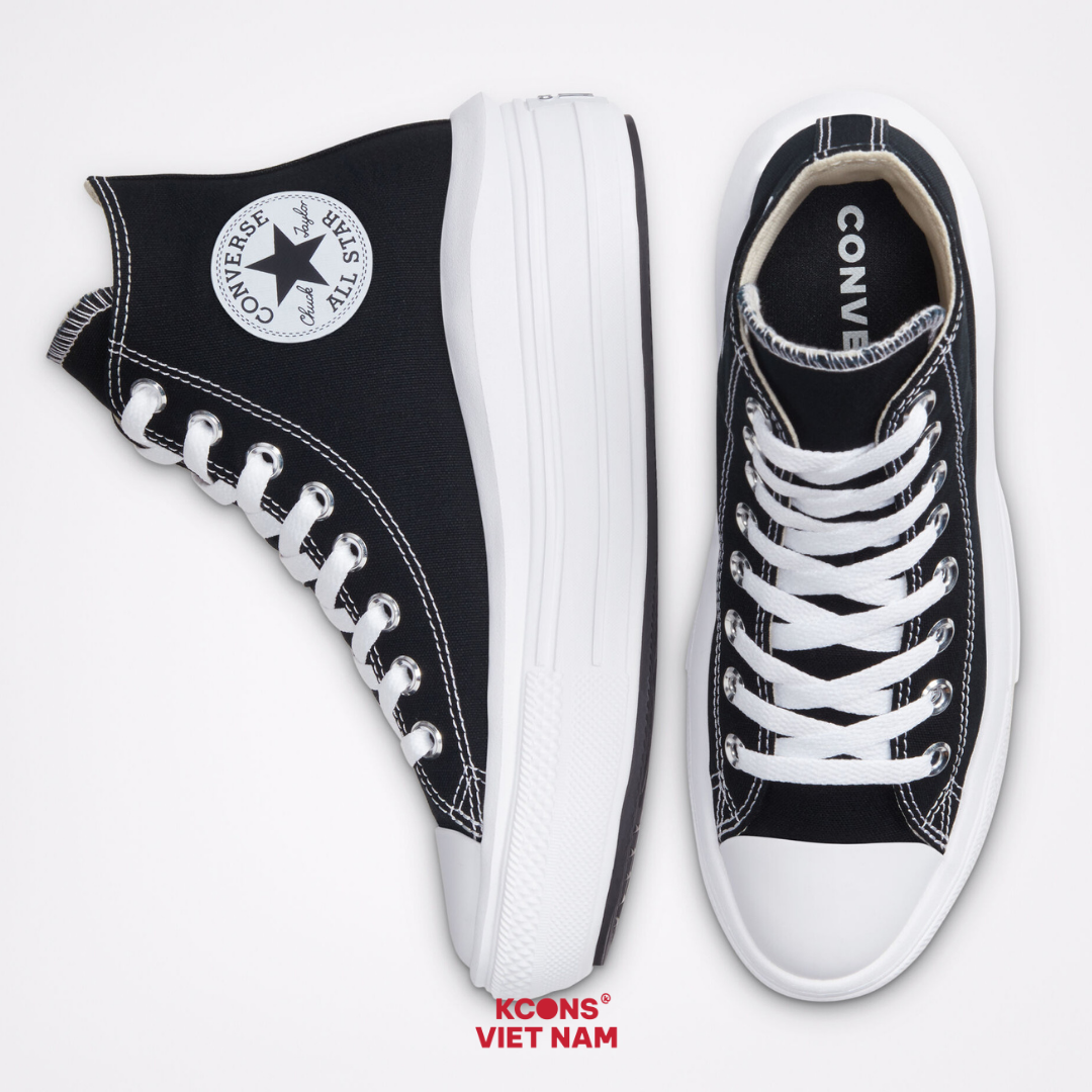  Giày Converse Chuck Taylor All Star Move Black High Top | 568497C 