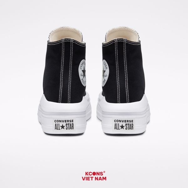 Deal Cuối, Chốt Nhanh! Giày Converse Chuck Taylor All Star Move Black High Top | 568497C