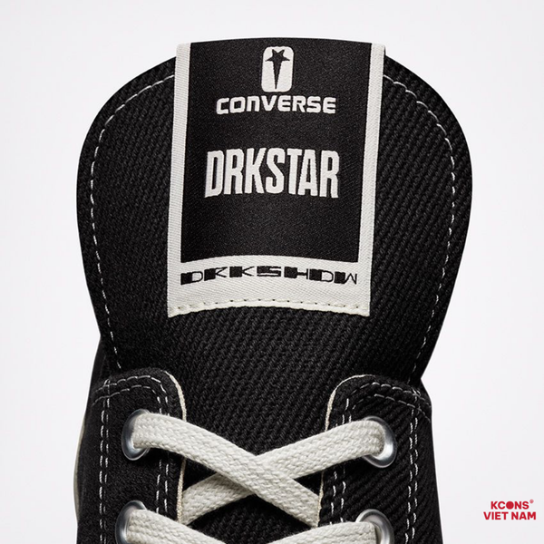🔥Đôi Cuối – Chốt Nhanh! Giày Converse x DRKSHDW DRKSTAR Chuck 1970 Black - Low Top