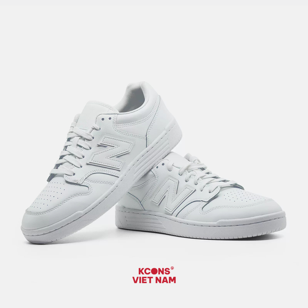 🔥Đôi Cuối – Chốt Nhanh! Giày New Balance 480 'Triple White' BB480L3W Sneaker Sport