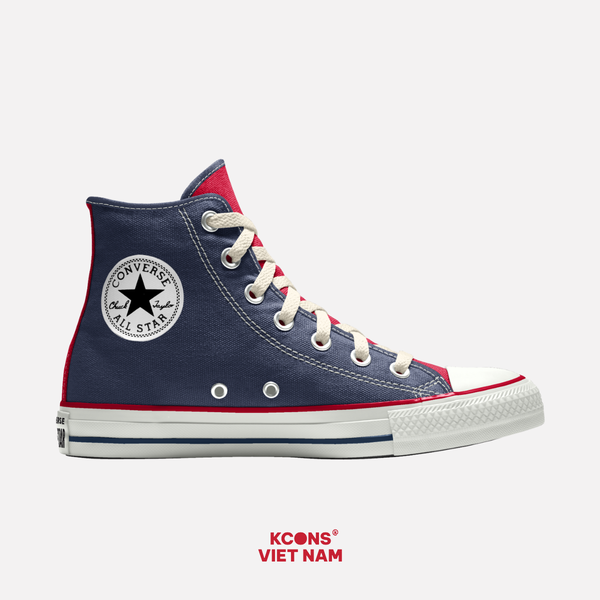 🔥Đôi Cuối – Chốt Nhanh! Giày Converse Chuck Taylor All Star Navy x Red High Top