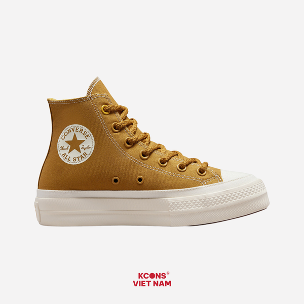  Giày Converse Chuck All Star Platform Burnt Honey High Top A04363C 