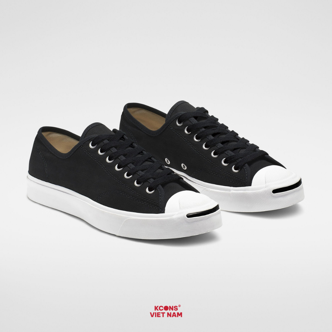  Giày Converse Jack Purcell First In Class Black Low Top 164056C 