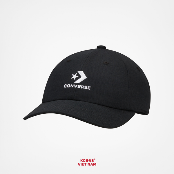  Nón Converse Logo Lock-Up Baseball Hat Black 10022131-A01 