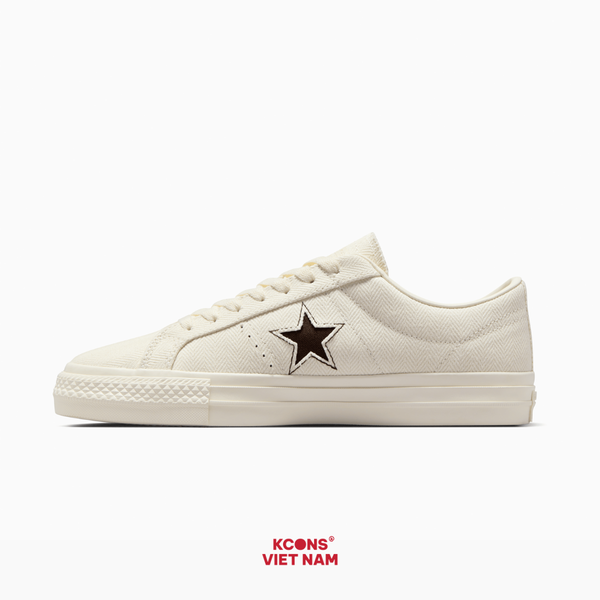 🔥Đôi Cuối – Chốt Nhanh! Giày Converse Cons One Star Pro Herringbone A06655C Shoes Nam Sneaker Đế Bằng