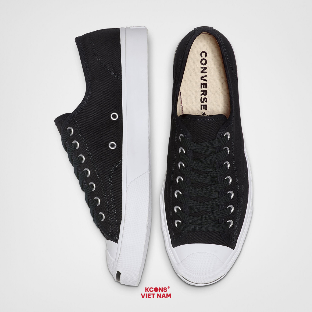  Giày Converse Jack Purcell First In Class Black Low Top 164056C 