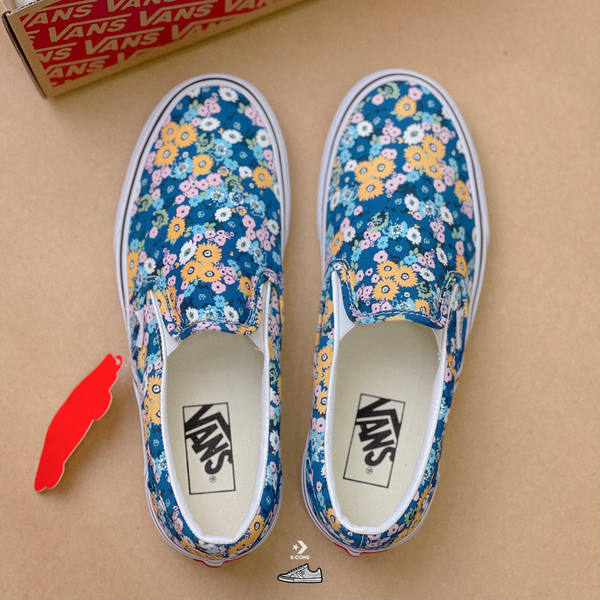 🔥Đôi Cuối – Chốt Nhanh! Giày Vans FLORAL CLASSIC SLIP-ON