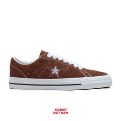 Giày Converse x Quartersnacks One Star Pro OX Brown Suede Unisex A09554C