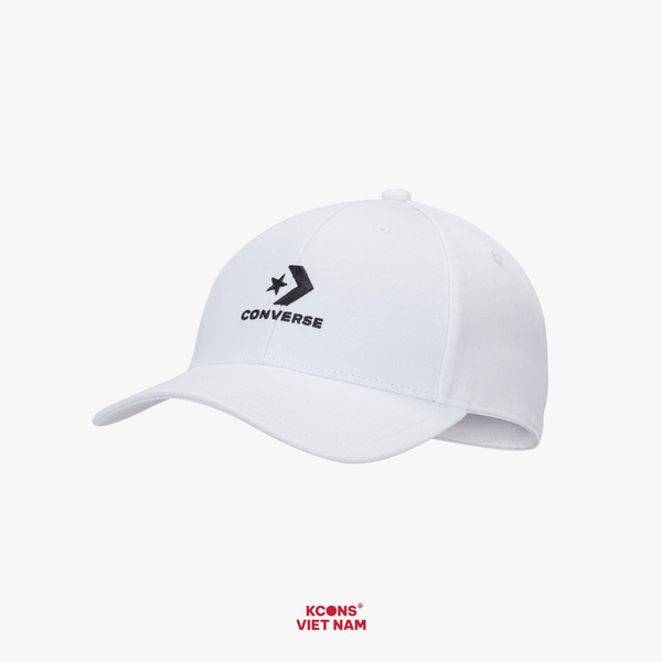  Nón Converse Logo Lock-Up Baseball Hat White 10022131-A02 