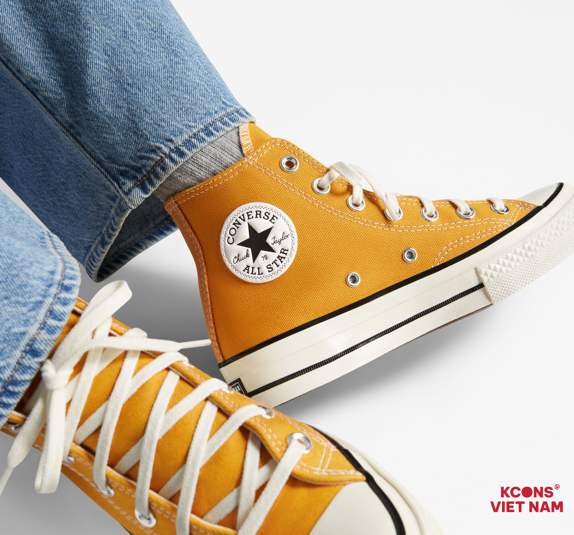  Giày Converse Chuck 1970 Sunflower High Top | 162054C 