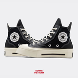 🔥Giày Converse Chuck Taylor 1970’s De Luxe Squared BLACK A06435C High Top