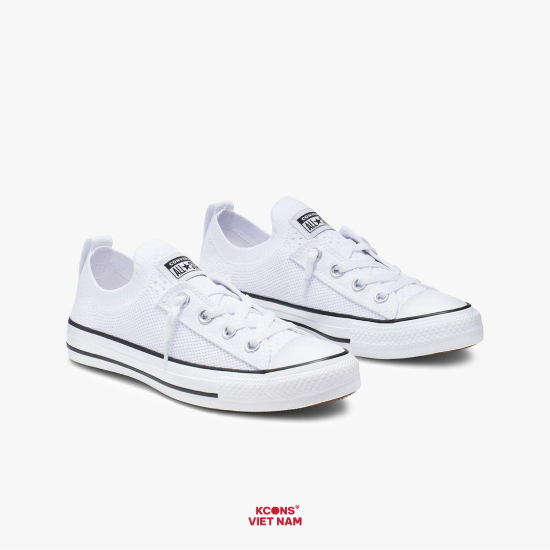  Giày Converse Chuck Taylor All Star Classic Shoreline Knit Slip Low Top - White 565490F 