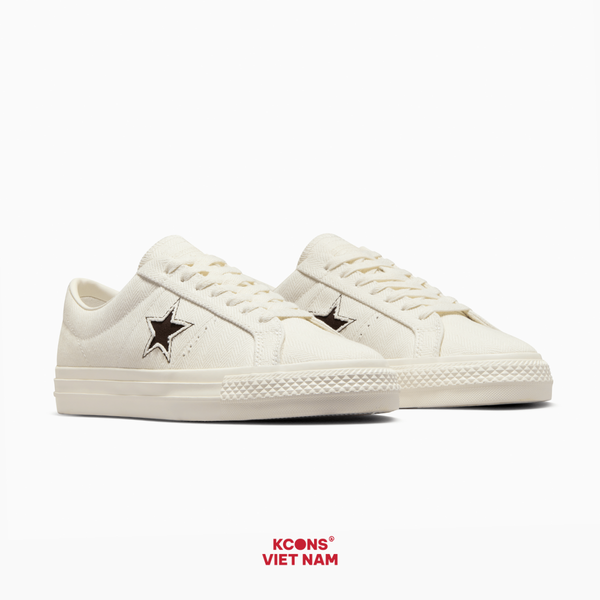 🔥Đôi Cuối – Chốt Nhanh! Giày Converse Cons One Star Pro Herringbone A06655C Shoes Nam Sneaker Đế Bằng