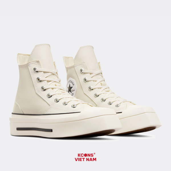 Đôi Cuối – Chốt Nhanh! Giày Converse Chuck Taylor 1970’s De Luxe Squared WHITE A06436C High Top