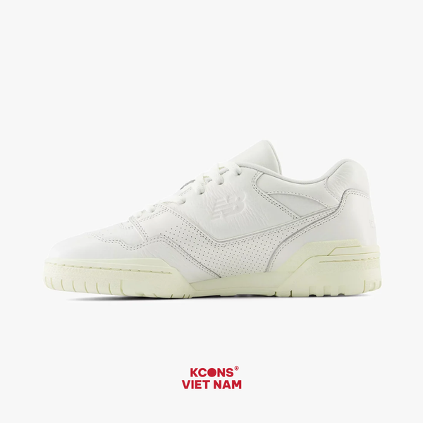 🔥Đôi Cuối – Chốt Nhanh! Giày New Balance 550 Sea Salt BB550PWT Retro Leather White