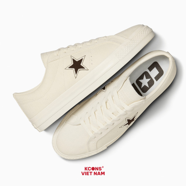 🔥Đôi Cuối – Chốt Nhanh! Giày Converse Cons One Star Pro Herringbone A06655C Shoes Nam Sneaker Đế Bằng