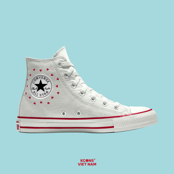  Giày Converse Chuck Taylor All Star Classic Valentine White High Top 