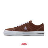 Giày Converse x Quartersnacks One Star Pro OX Brown Suede Unisex A09554C