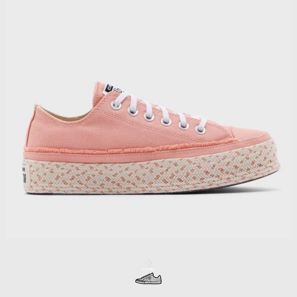  Giày Converse Chuck Taylor All Star Classic Color Espadrille Platform Low Top | Pink Quartz 