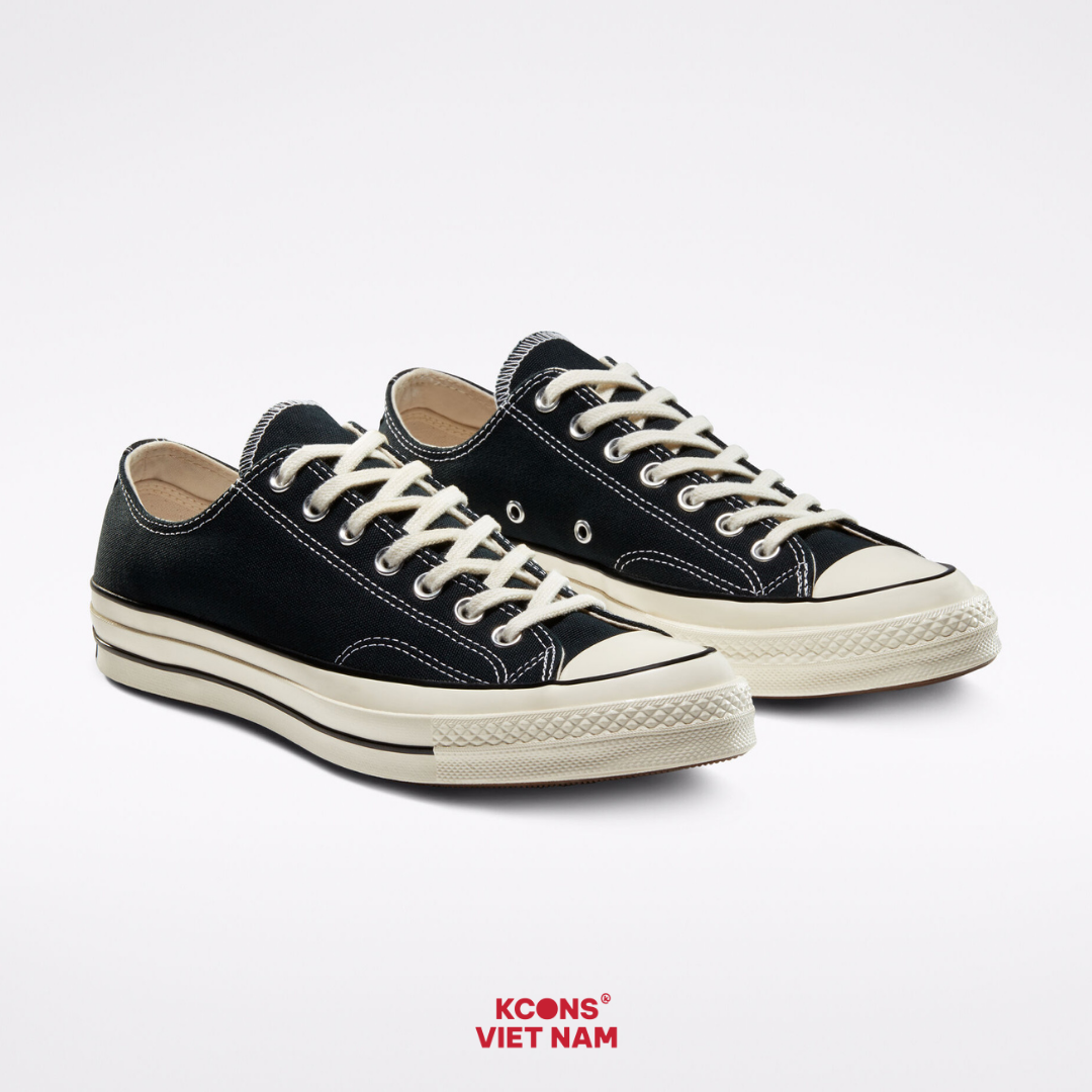  Giày Converse Chuck Taylor 1970 Black Low Top 162058C 