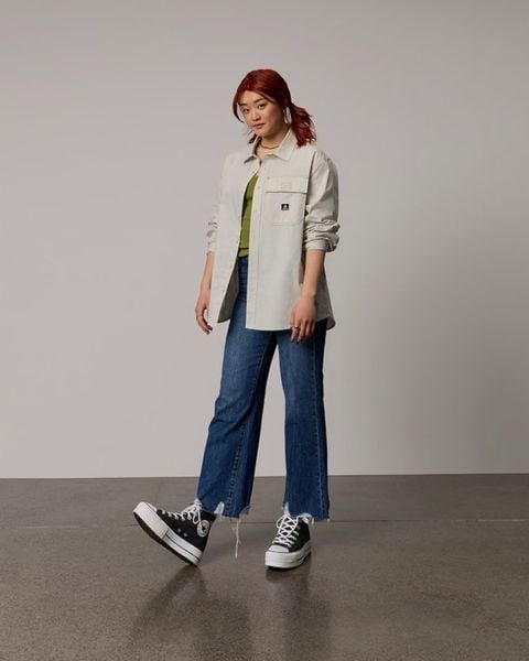 🔥Deal Cuối, Chốt Nhanh! Giày Converse Chuck Taylor All Star Canvas Platform Black High Top 560845C