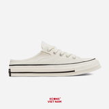 🔥Đôi Cuối – Chốt Nhanh! Giày Converse Chuck Taylor All Star 1970s Mule Recycled Canvas White 172592C