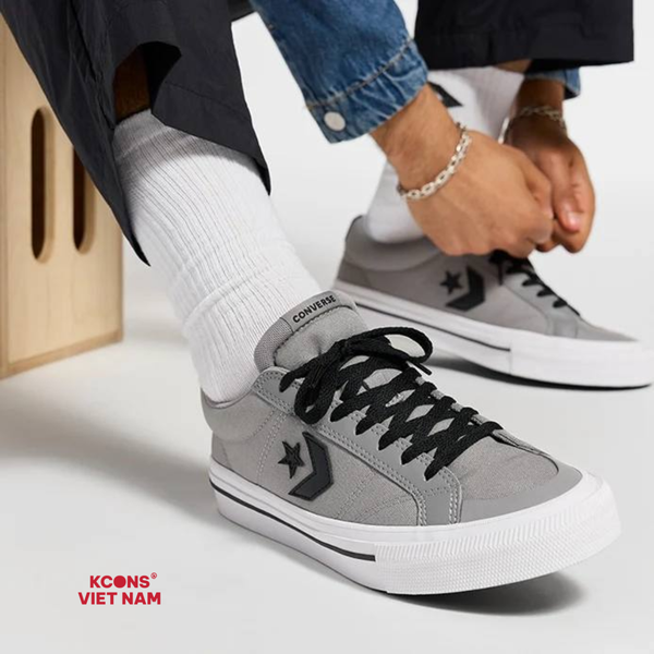 🔥Deal Cuối – Chốt Nhanh! Giày Converse Sport Classic Grey Casual Sneakers Low Top A10548C