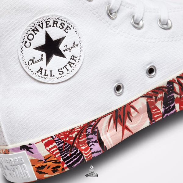 🔥Deal Cuối – Chốt Nhanh! Giày Converse Chuck Taylor All Star Classic Tropical Florals White High Top