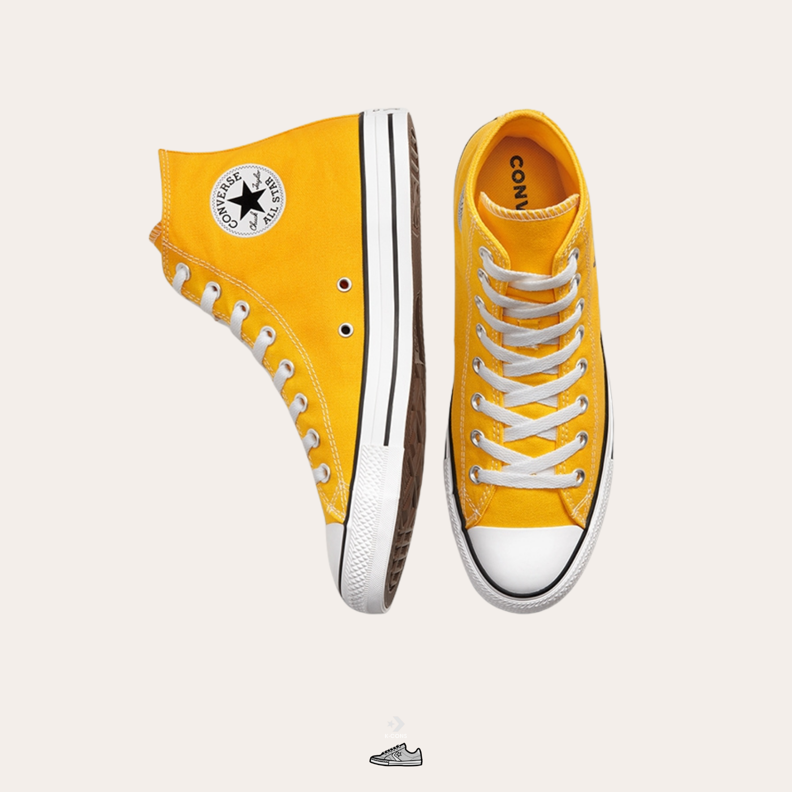  Giày Converse Chuck Taylor All Star Classic Cheerful Yellow High Top 167070C 