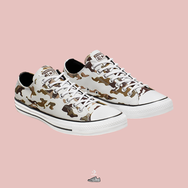  Giày Converse Chuck Taylor All Star Classic Allover Camo Low Top 166177C 