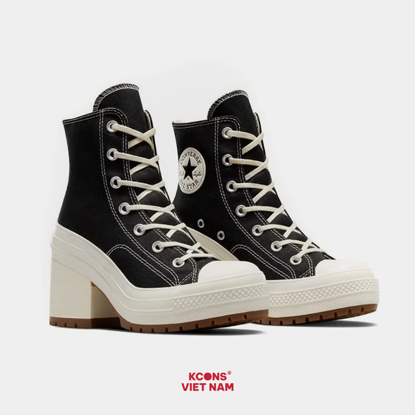 🔥Deal Cuối – Chốt Nhanh! Giày Converse Chuck 70 De Luxe Heel High ‘Black Egret’ A05347C