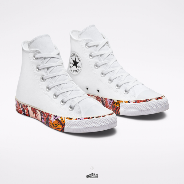 🔥Deal Cuối – Chốt Nhanh! Giày Converse Chuck Taylor All Star Classic Tropical Florals White High Top