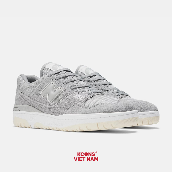 🔥Đôi Cuối – Chốt Nhanh! Giày Sneaker New Balance 550 'Gray Suede' BB550PHD Phong Cách Thể Thao