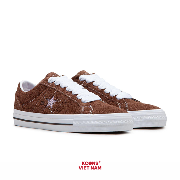 🔥Deal Cuối – Chốt Nhanh! Giày Converse x Quartersnacks One Star Pro OX Brown Suede Unisex A09554C
