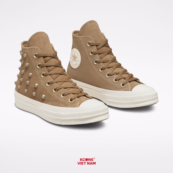 🔥Deal Cuối – Chốt Nhanh! Giày Converse Chuck Taylor 1970 Suede Studs High Top A04273C