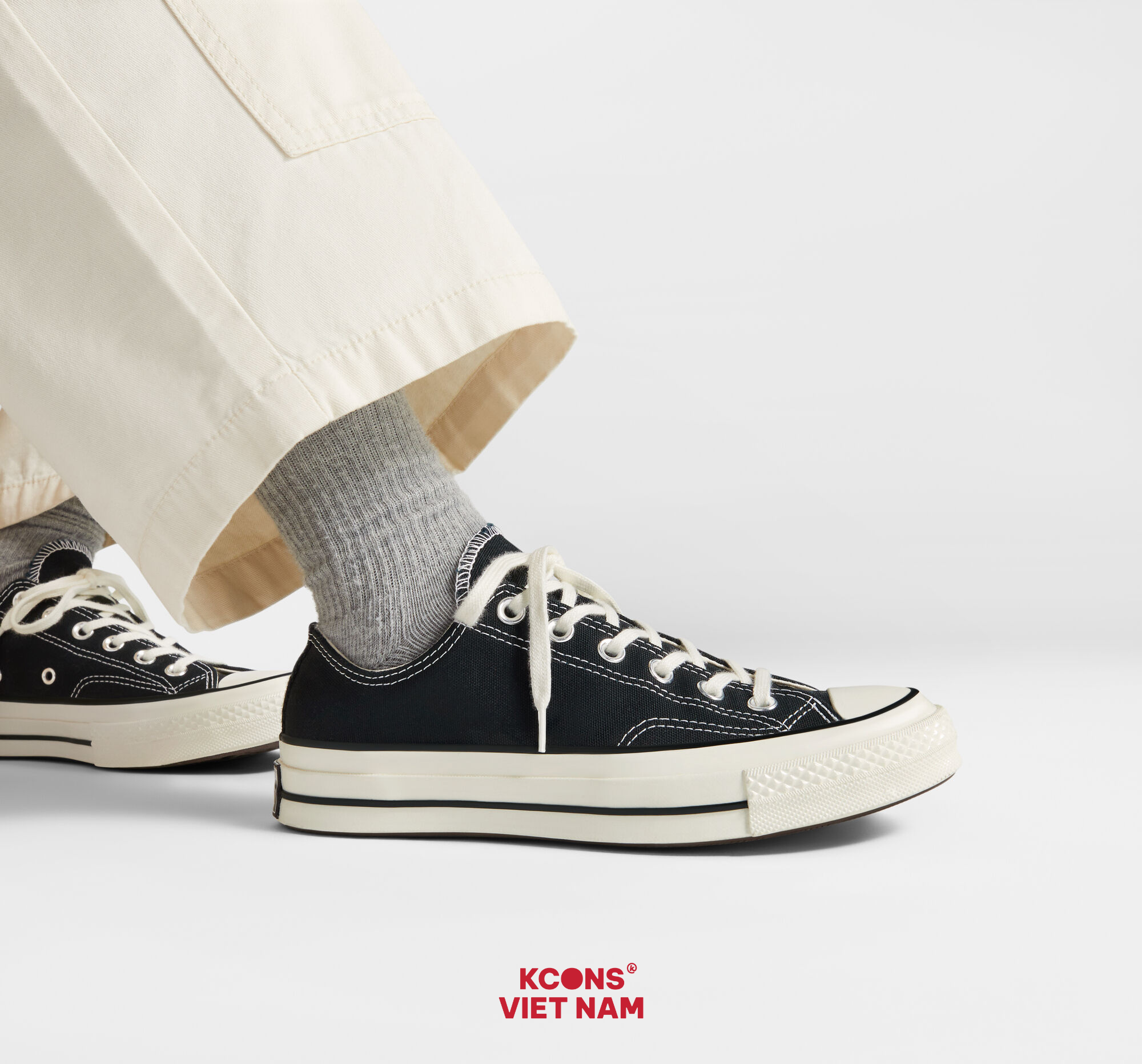  Giày Converse Chuck Taylor 1970 Black Low Top 162058C 