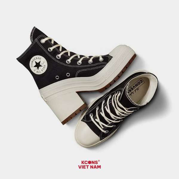 🔥Deal Cuối – Chốt Nhanh! Giày Converse Chuck 70 De Luxe Heel High ‘Black Egret’ A05347C