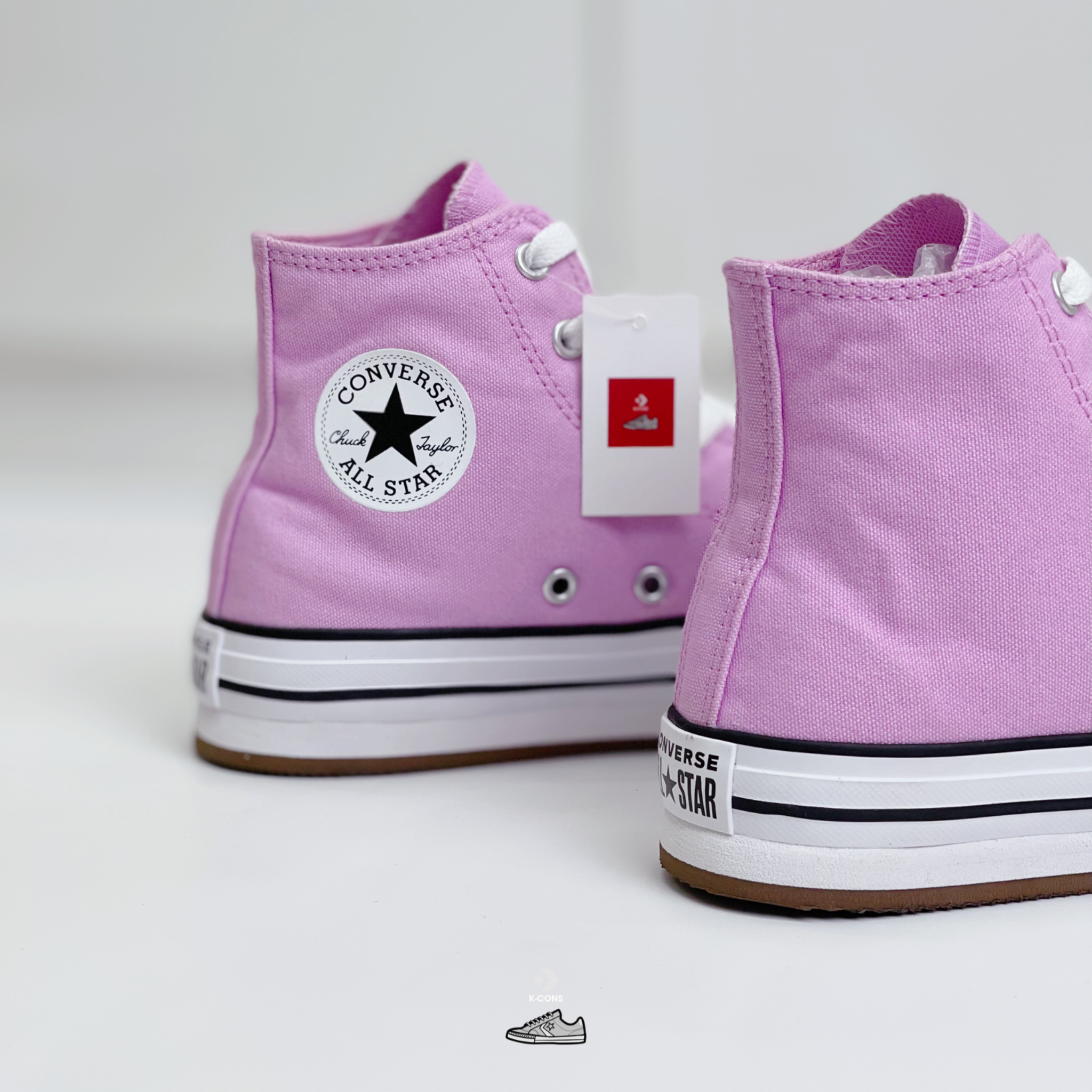  Giày Converse Chuck Taylor All Star Classic EVA Platform Peony Pink High Top 