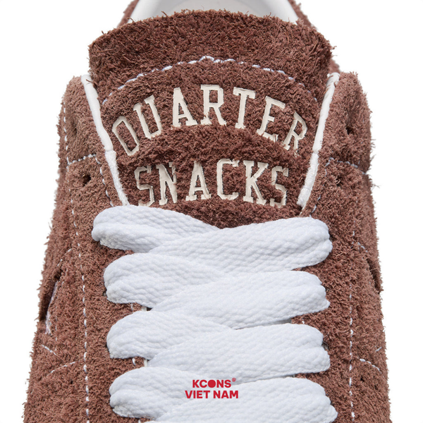 🔥Deal Cuối – Chốt Nhanh! Giày Converse x Quartersnacks One Star Pro OX Brown Suede Unisex A09554C