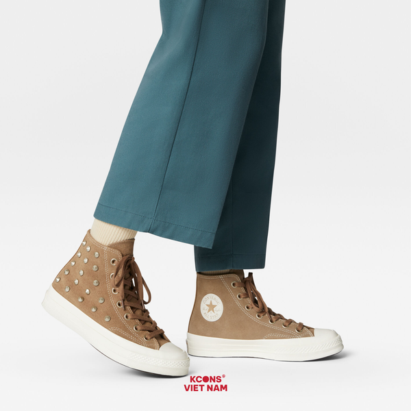 🔥Deal Cuối – Chốt Nhanh! Giày Converse Chuck Taylor 1970 Suede Studs High Top A04273C