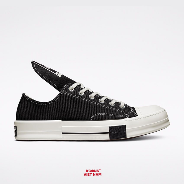 Giày Converse x DRKSHDW DRKSTAR Chuck 1970 Black - Low Top