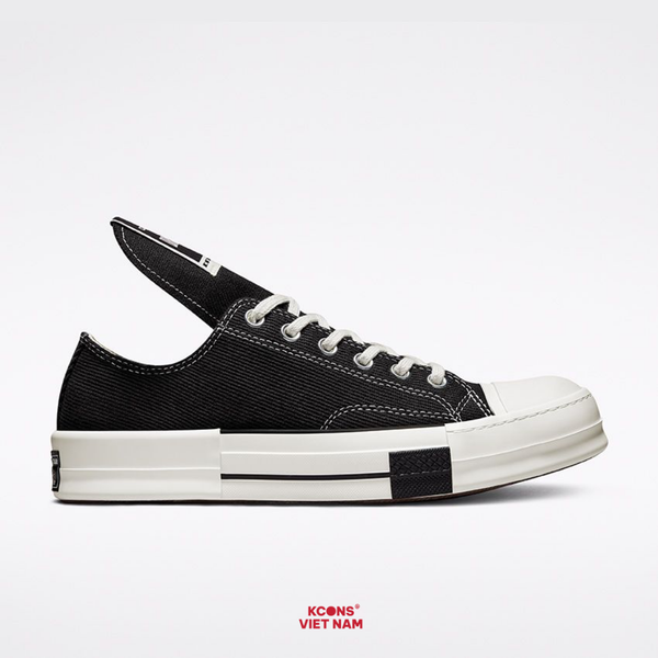  Giày Converse x DRKSHDW DRKSTAR Chuck 1970 Black - Low Top 