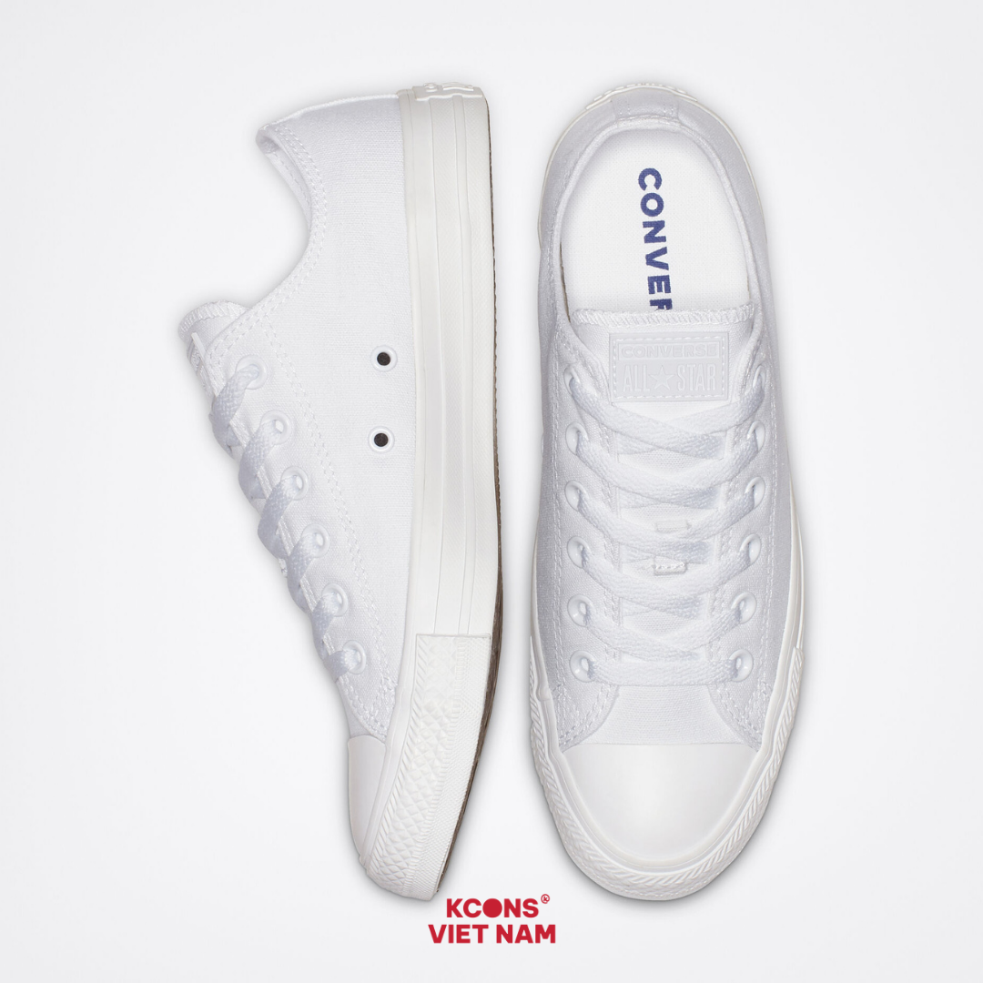  Giày Converse Chuck Taylor All Star Classic All White Mono Low Top 1U647 