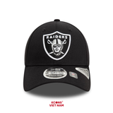 Mũ/ Nón Unisex Las Vegas Raiders NFL Black 9FORTY Stretch Snap Adjustable New Era Cap