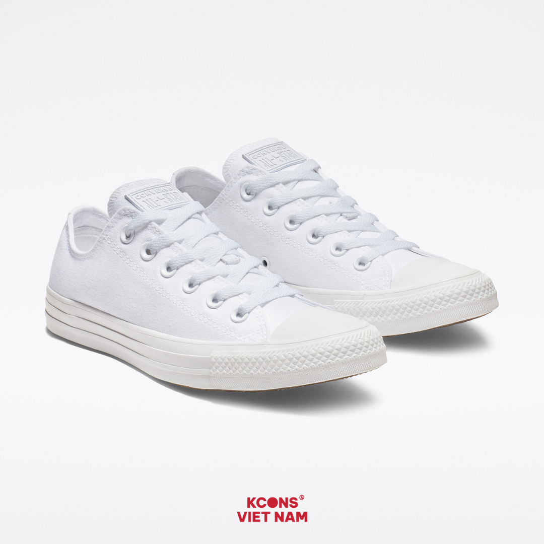  Giày Converse Chuck Taylor All Star Classic All White Mono Low Top 1U647 